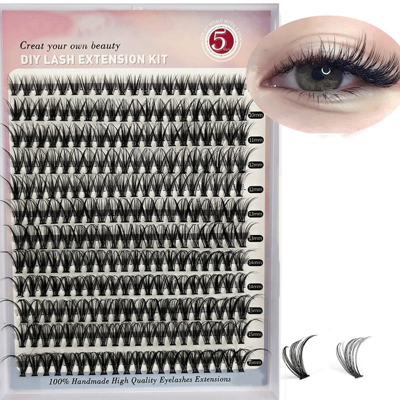 Faux cils en grappes à faire soi-même (kit mixte)