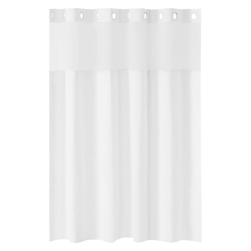 No Hook Shower Curtain, 2-in-1 Waterproof Shower Curtains