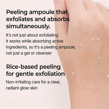 Velmora Peel Shot: Rice Enzyme Resurfacing Ampoule