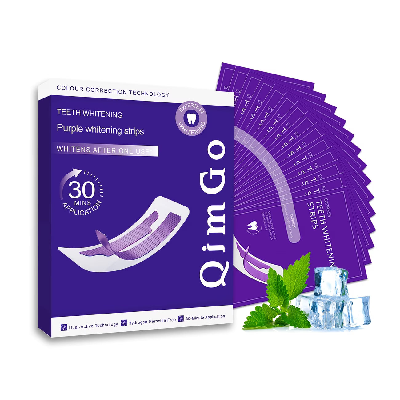 Teeth Whitening Purple Strips