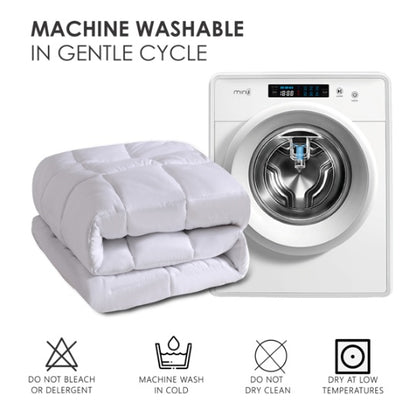 Polyester Brushed Single Quilt With Microfiber Filling
