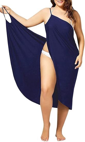 One-Shoulder Spaghetti Strap Beach Wrap