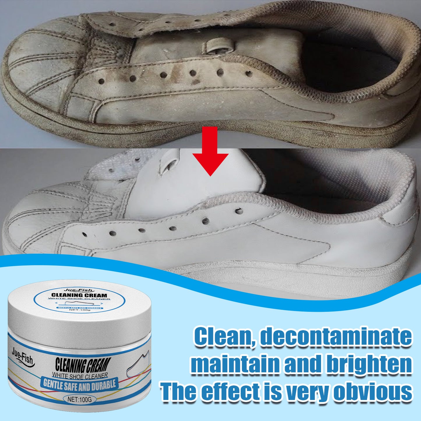 One-Wipe Shoe Whitening Cleaner