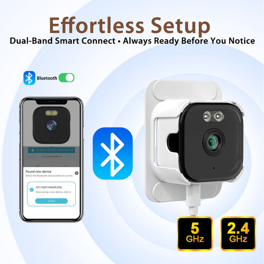 2K Dual-Band 5G WiFi Window Camera | HD Wireless Surveillance
