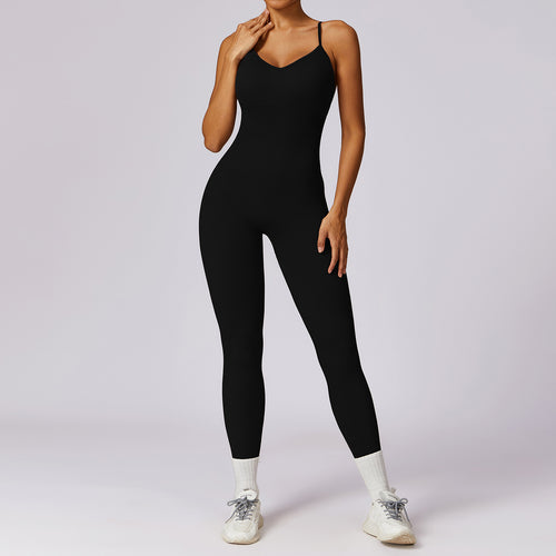 V Shapewear High-Waisted Tummy Control Jumpsuit