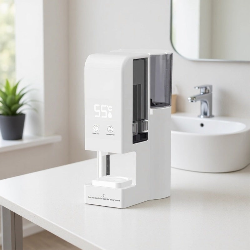 Smart Heated Towel Rack With Built-in Towel Compressor And Heater