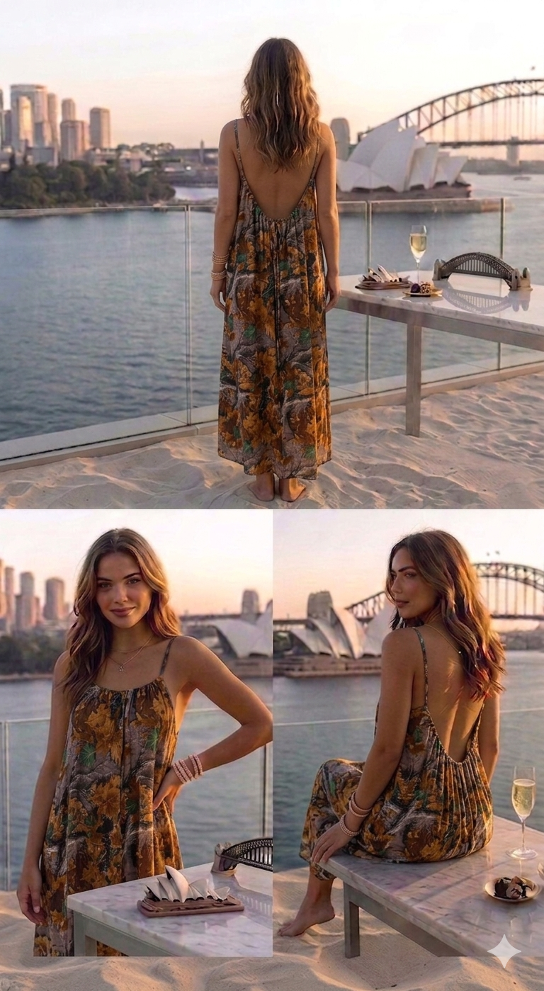Strap Beach Vacation Dress