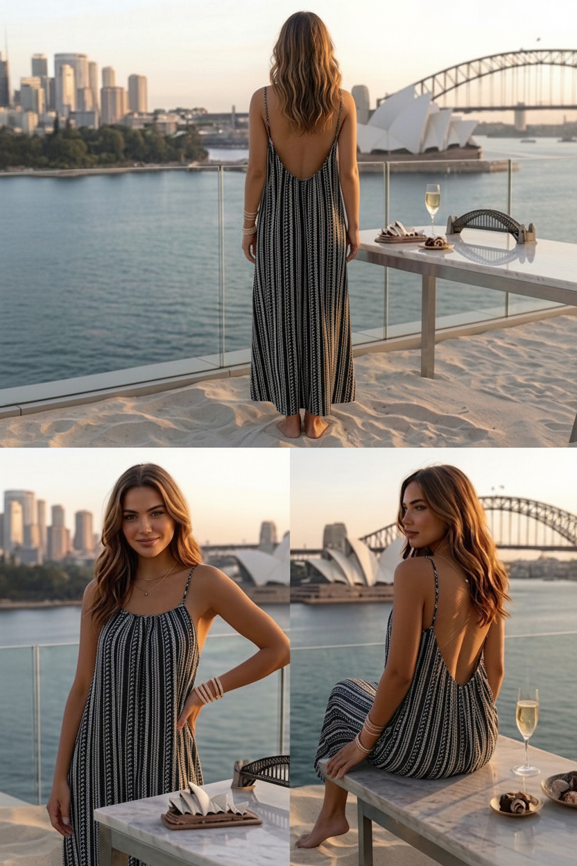 Strap Beach Vacation Dress