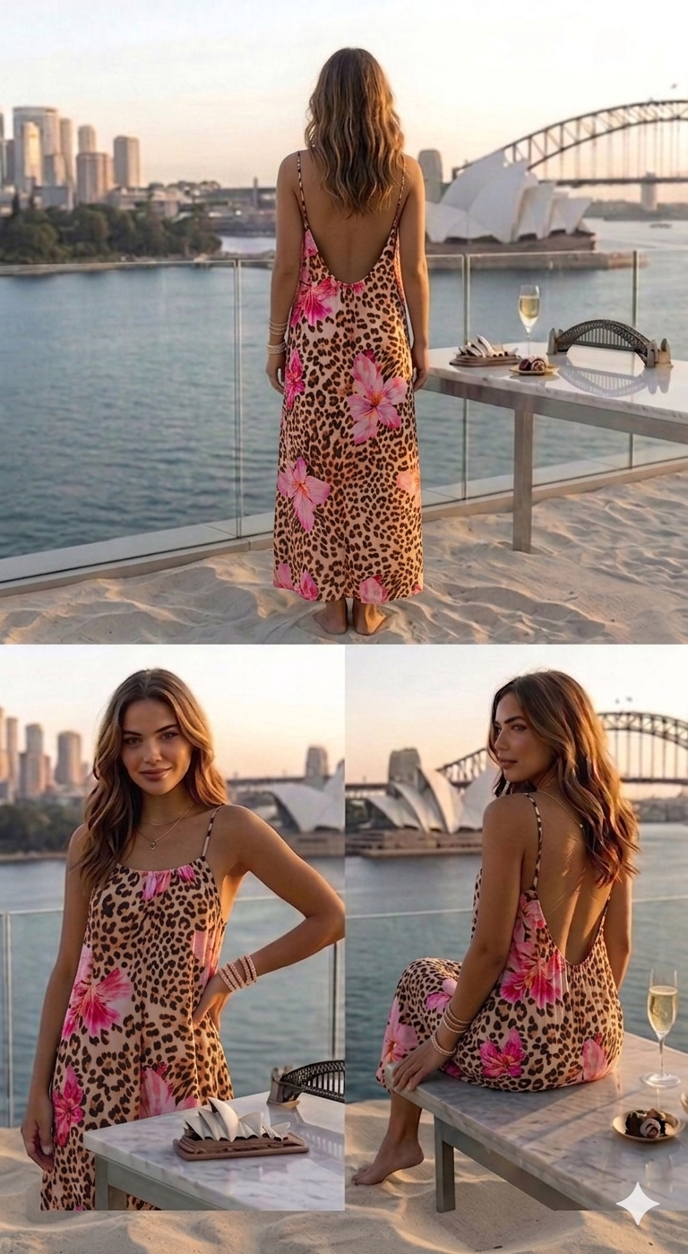 Strap Beach Vacation Dress