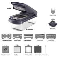 Black Gray 14 Pieces