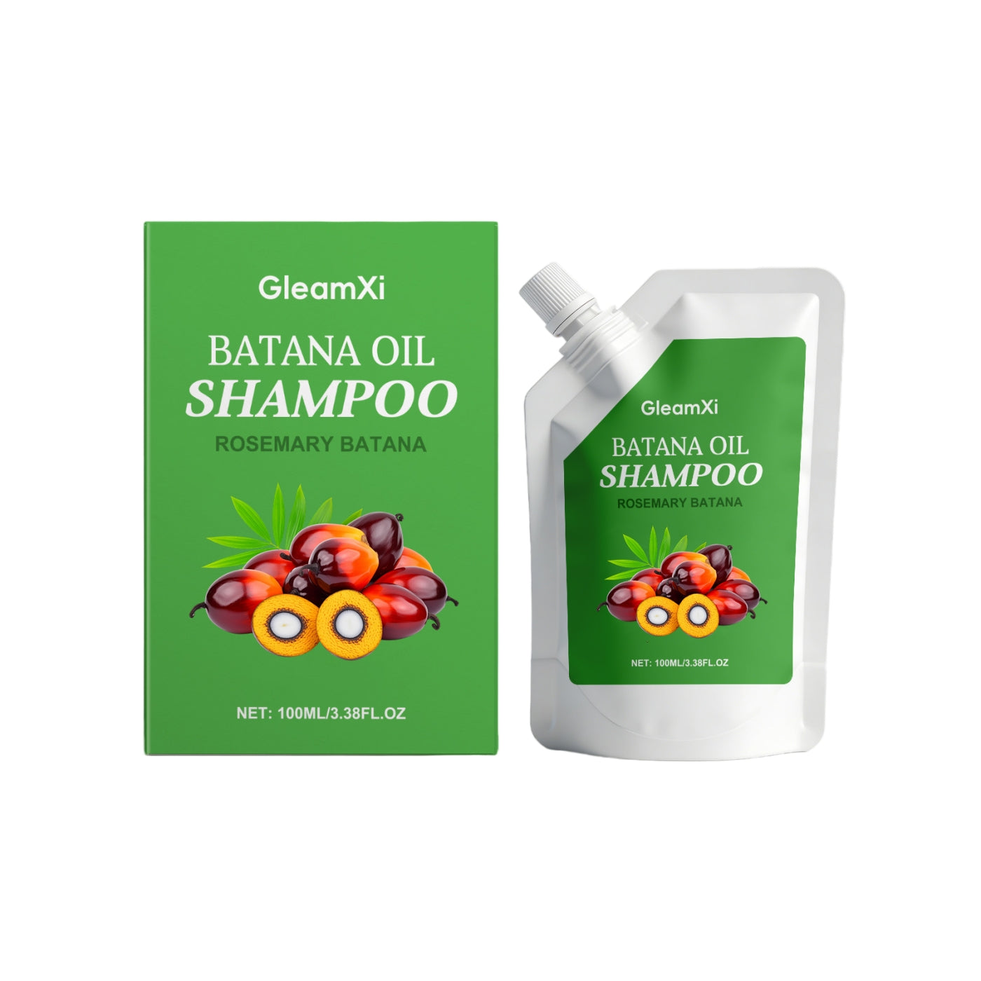 Batana Oil Shampoo – Pure Rosemary & Batana Pouch